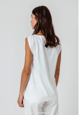 Camiseta blanca algodón orgánico